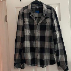 Kavu Men’s Medium Flannel Button Up